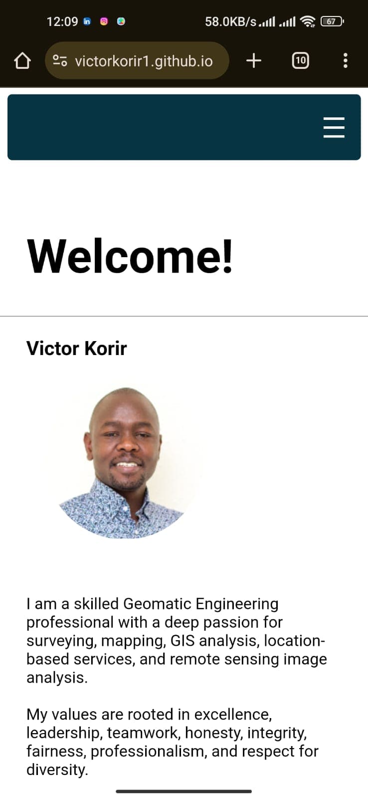 GitHub Pages Portfolio