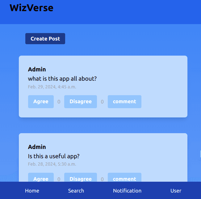 Wizverse Home